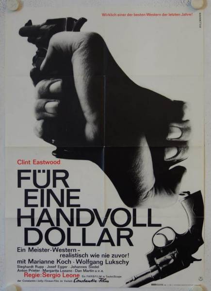 A Fistful of Dollars re-release german movie poster